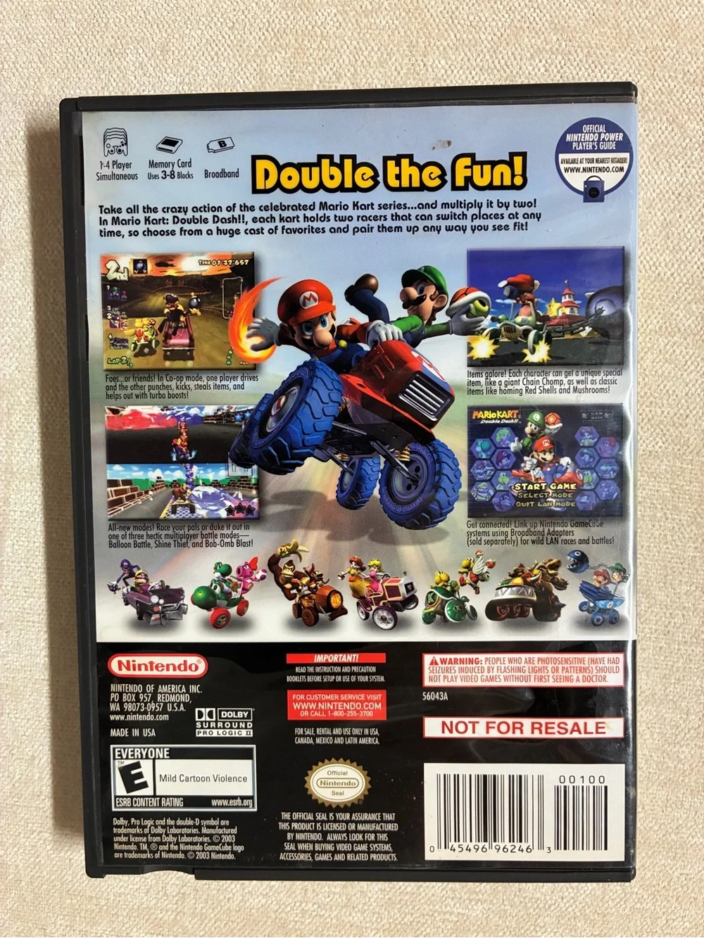 COLLECTABLE - Mario Kart: Double Dash!! for the Nintendo GameCube